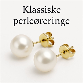 Klassiske perleøreringe 