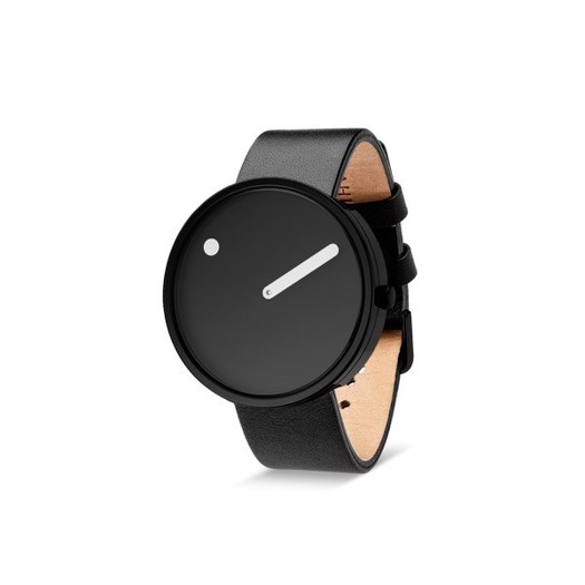 Det sorte Picto ur er et stilrent og moderne ur