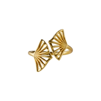 Pernille Corydon Ballerina ring i forgyldt sølv r-349-gp