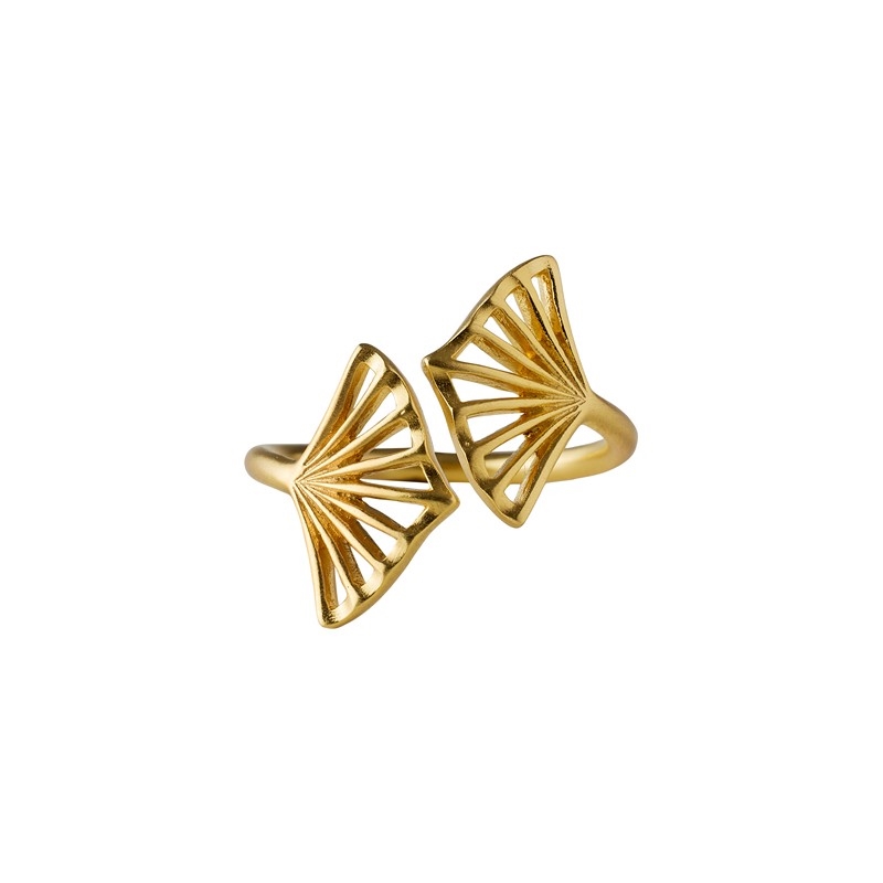 Pernille Corydon Ballerina ring i forgyldt sølv r-349-gp