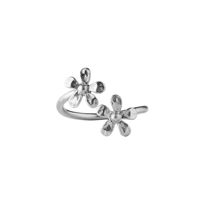 Pernille Corydon Wild Poppy ring i sølv - Shop her