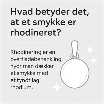Hvad er rhodinering af smykker