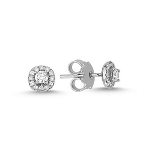 Sofia Diamant Øreringe - 14 karat Hvidguld med 0,28 ct Diamanter