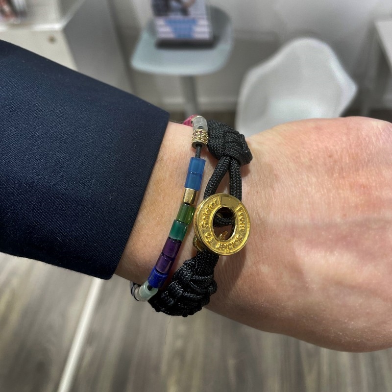 Forfølgelse fodbold Utænkelig Soldier To Soldier - armbånd i sort 1602-FSTS-Black