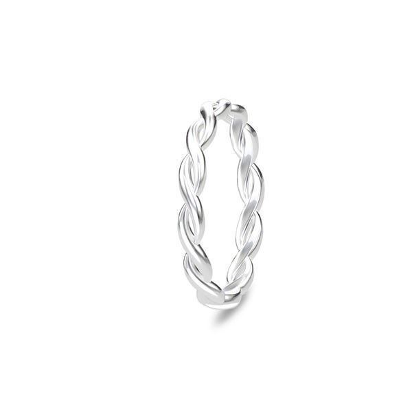 Spinning jewelry Sølv flettet Braided | SPAR 10%