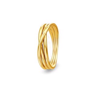 Spinning jewelry snoet Forgyldt ring - Dedication 40923