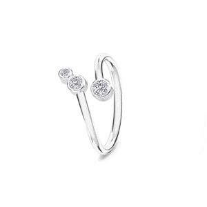 Spinning Jewelry rhodineret sølv ring - ORION RING - 378-21