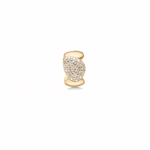 STORY forgyldt charm - Nature Rock