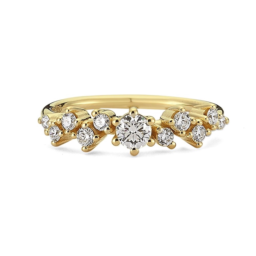 Twinkle diamant ring i 14 kt guld | A2122 