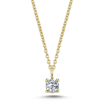 The One Diamant vedhæng i 14 kt. guld med i alt 0,13 - 0,38 carat