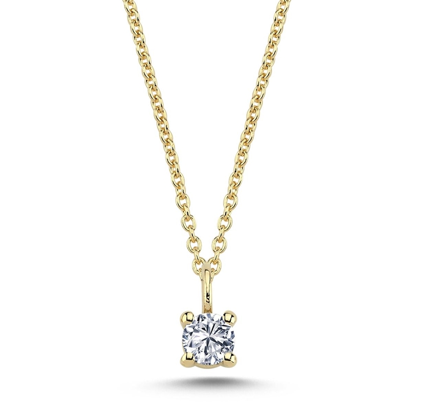 The One Diamant vedhæng i 14 kt. guld med i alt 0,13 - 0,38 carat