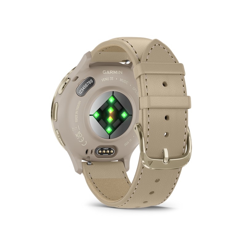 Venu 3S Soft Gold urkrans fra Garmin 010-02785-55 2