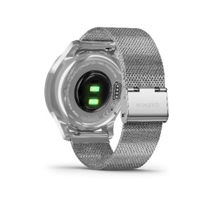 Garmin - Vivomove Luxe, WW, med stål urkasse og stål mesh rem