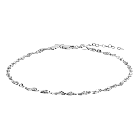 Nordahl Jewellery - SPRING52 snoet ankelkæde i sølv