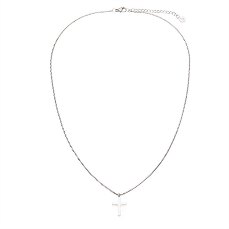 Kors halskæde i sølv fra Samie - x2014sws