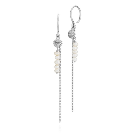 Sistie - Beach ørering i sølv med perler